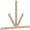 Ekena Millwork Saratoga Rough Sawn Timber Gable Bracket, Douglas Fir, 96"W x 64"H x 2"D x 4"F, 16/12 Pitch GBW096X64X0204SAR00RDF - alternate 4